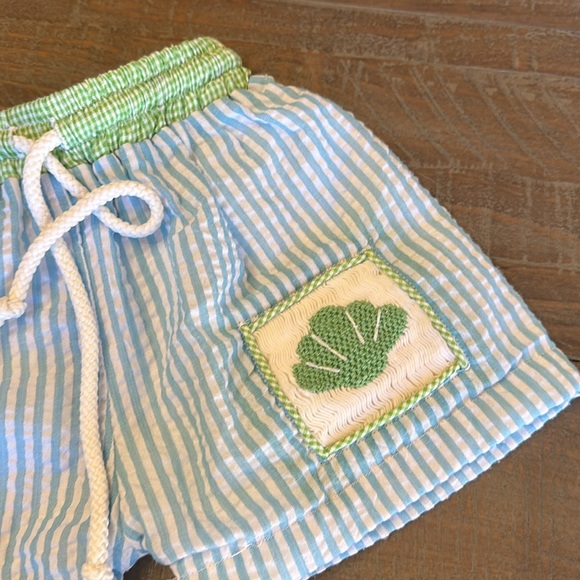 NWOT The Smocking Place Swimtrunks - Picture 2 of 5